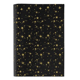 Jwssor Star Tissue Paper,20sheets Christmas Tissue Paper,20x14inchXmas Wrapping Paper,Black Star Tissue Paper for Christmas Wedding Birthday DIY Crafts