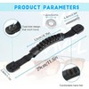 2 Pack Durable Side Mount Kayak Handles, Kayak Molded Webbing