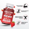 PureWellness PureWellness Creatine and BCAA Gummies - 5000mg Creatine Monohydrate,
