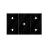 3Pcs Non-Dirty Stove Burner Cover Range Protector Gas Hob Top