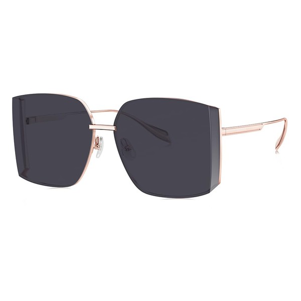 BOLON Women Cool Oversize Wrap-around Trendy Nylon Lens UV400 Sunglasses