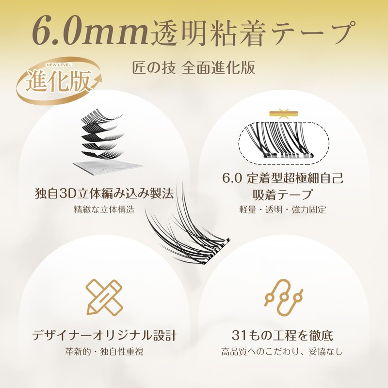 False Eyelashes, No Resilience Required, 1 Second, No Glue, False