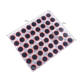 WHAMVOX 48pcs Tyre Repair Kit Diameter Tyre Patches for Motorbike Bike Inner Tubes