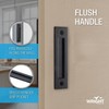 Wright Products Barn Door Pull and Flush Mounted Handle Set