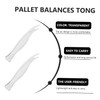 Ciieeo 1set Plastic Tweezers Multi Use Weight Clamps for Mask