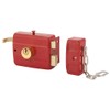 LZKW Heavy Duty Metal Anti-Gate Locks, Key Lock for Iron