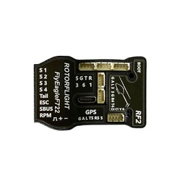 FlyEagle RF2 Flybarless, GOOZEEZOO Mini Gyro Stabilizer Flight Controller Helicopter Flybarless Control System for Remote Control Aircraft Plane