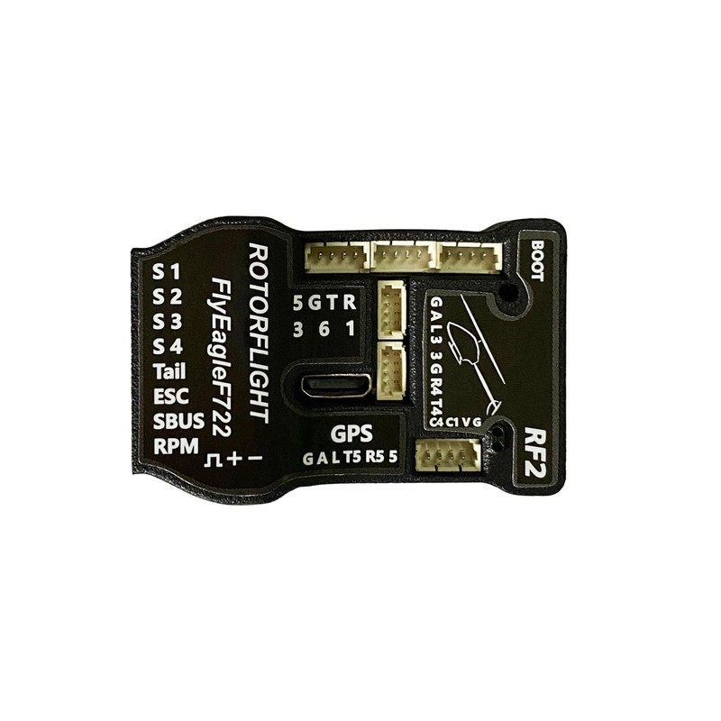 FlyEagle RF2 Flybarless, GOOZEEZOO Mini Gyro Stabilizer Flight Controller Helicopter