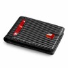 Ultra Thin RFID Wallet for Men – Carbon Fiber Pattern