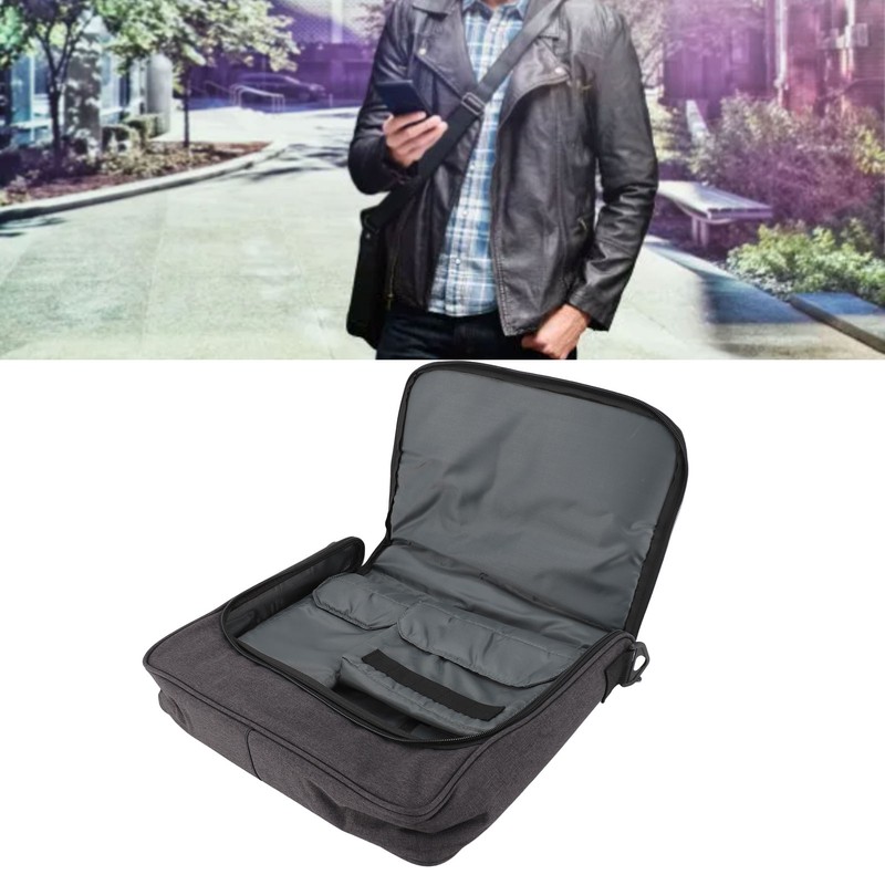 Console Carrying Case Large Capacity Multifunction Grey Travel Storage Bag