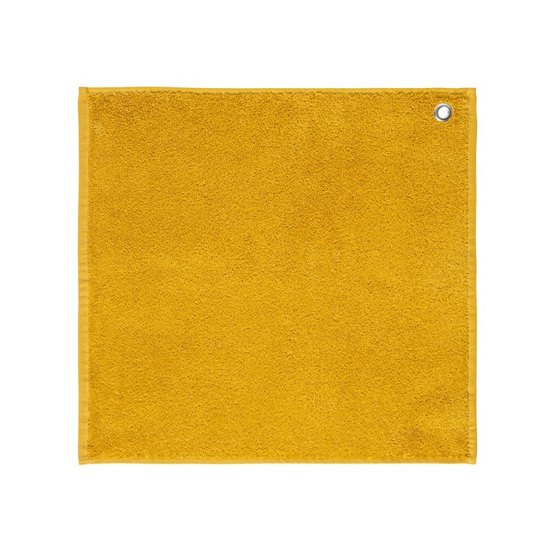 Coucke Yellow Cotton Kitchen Towel 50 x 50 cm Machine
