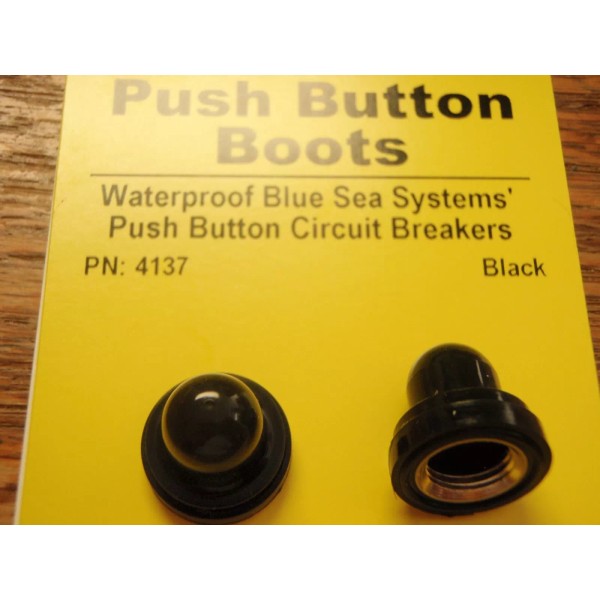 Blue Sea CIRCUIT BREAKER BOOT 2PAC BLACK BLUE SEA 661-4137
