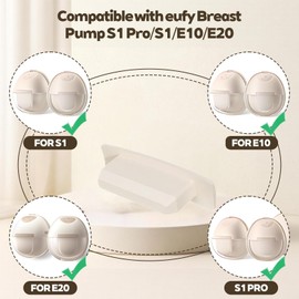 6pcs Breast Pump Spout Cap Compatible with eufy S1 Pro/S1/E10/E20,Breast Pump Replacement Parts