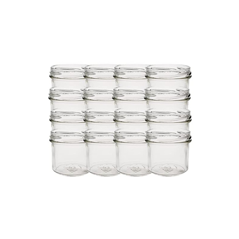 Vitrea Preserving Jars with Screw Lids - 125 ml Glass/Metal