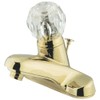 Kingston Brass KB522B Americana 4-Inch Centerset Single Acrylic Handle Lavatory