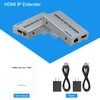 Wiistar HDMI Extender Over IP Extender Over Cat5e/6 Cable 492ft