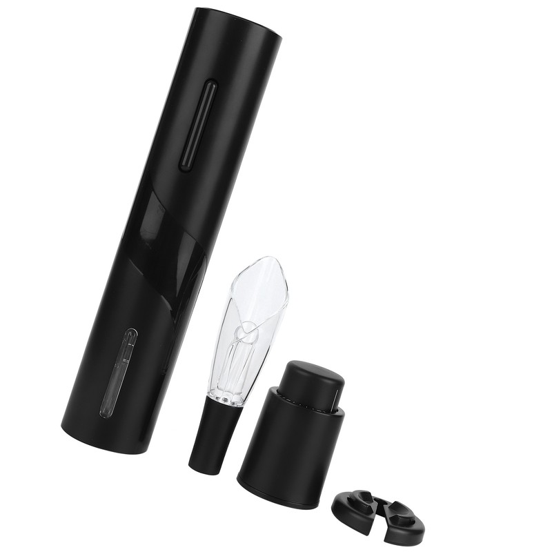 3PCS/Set Electric Wine Bottle Opener Set with Bottle Pourer Press