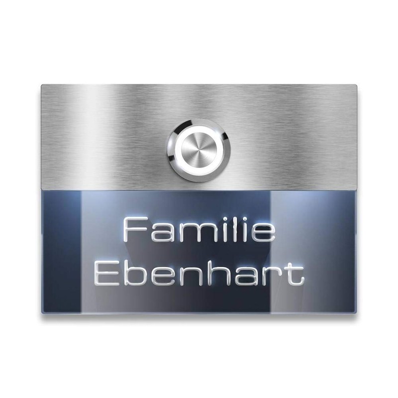 Metzler Doorbell Stainless Steel – Anthracite RAL 7016 – Includes