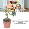 VGEBY Miniature Fake Plant, Vivid Dollhouse Miniature Potted Plant Miniature