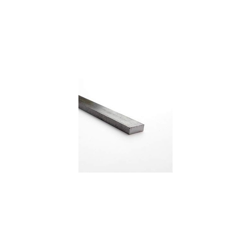 1018 Carbon Steel Rectangular Bar, Unpolished (Mill) Finish, Cold Finished