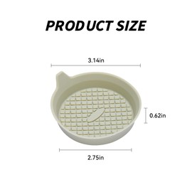 Couslcd 4 Pack Car Cup Coasters, Silicone Insert Recessed Car Cup Holder Coasters, Waterproof Non-Slip Sift-Proof Car Cup Mats, Universal Car Interior Accessories (Apricot)