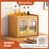 GHWIE Bread Box for Kitchen Countertop Large Bread Box Farmhouse