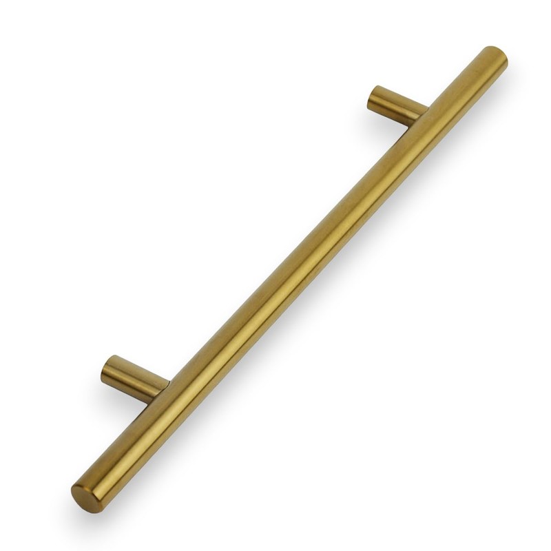 HANDLESTORE® Pack of 10 T-Bar Pull Handles - Satin Stainless,