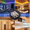 RUNCCI-YUN LED Strip Connectors 2-Pin 10 mm Transparent with 32.81