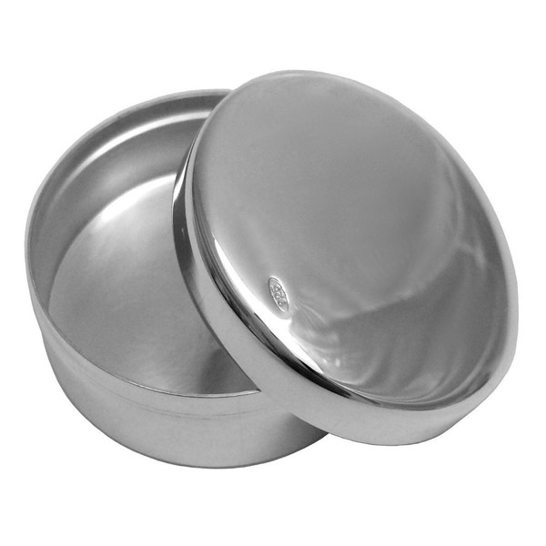 Baby's First Tooth, Curl, Good Quality Pill Box Round 3.5 cm 2 Silver 925