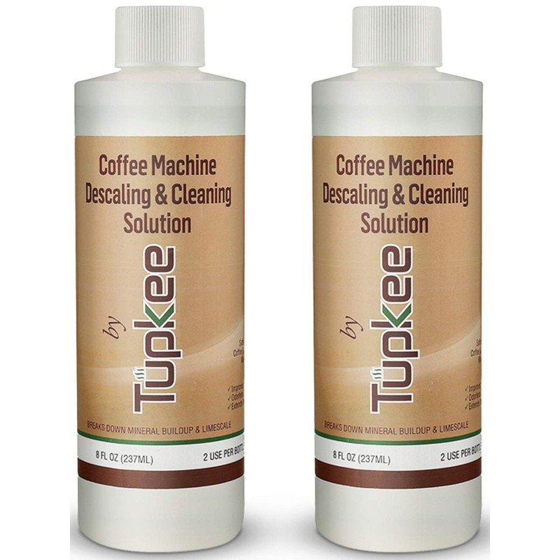 Tupkee Descaler (2 Pack, 2 Uses Per Bottle) - Made