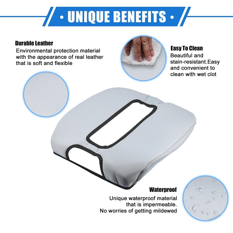 X AUTOHAUX Armrest Protector Cover Pad Replacement Compatible for GMC
