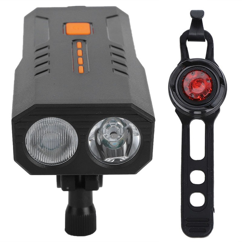 Portable USB Rechargeable Bike Front Light Bicycle Taillight Cycling Light