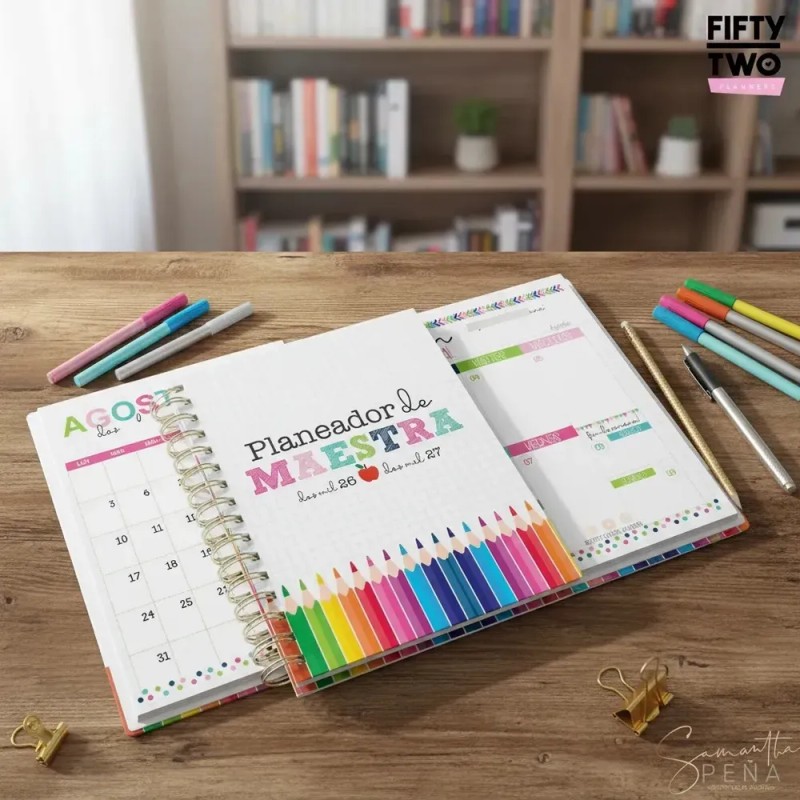 Agenda Premium Summer Docente 2026-2027 (medio Oficio)