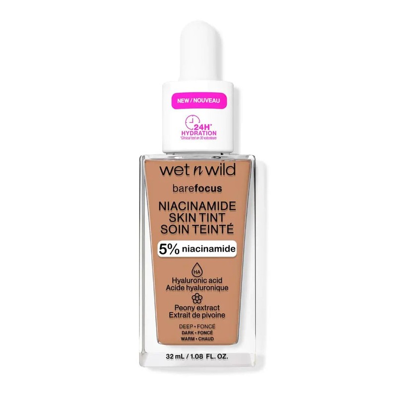 Wet n Wild Niacinamide Skin Tint, Amber Beige - Medium