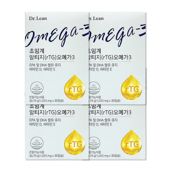 Dr.Lin Supercritical Altige Omega 3 30 capsules x 4 (4 months supply) / 닥터린 초임계 알티지 오메가3 30캡슐 x 4개(4개월분)