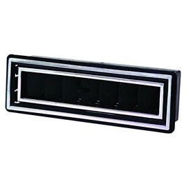 Old Air Products- Indash Rectangular Vent/Louver for 2" Duct Hose, Chrome #32-05