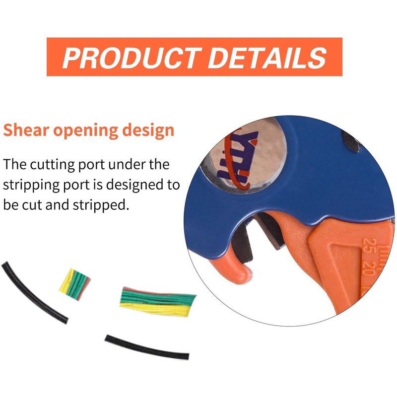 Automatic Wire Stripper and Cutter, Adjustable Insulated Cable Stripping Pliers