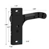 Safoner Metal RV Screen Door Latch Kit, Right Hand Handle