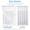 PILOTSHARK No Hook Waffle Weave Shower Curtain Set with Snap-in
