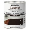 Rust-Oleum 372011 Transformations Basics Cabinet & Trim Paint, Quart, Espresso