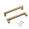 Aibeli 30 Pack Champagne Gold Cabinet Pulls 6.3 Inch Hole
