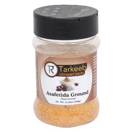 Tarkeeb Asafetida (Hing) Ground 3.75oz (106g) Shaker Top PET Jar ~ All Natural | Salt Free | Vegan | Non-GMO | Asafoetida Indian Spice | Best for Onion Garlic Substitute | Indian Origin |