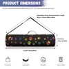 Pzuqiu Rainbow Dog Paw Yoga Mat Bag for Women &