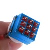 TEMOOUES 9 Pin 3PDT Foot Pedal H-Box for Electric Guitar