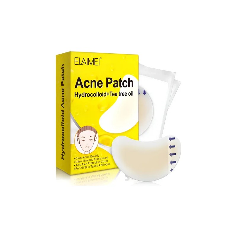 Parches Adesivos Antiacne Hydrocolloid Cuidado Facial Eficaz
