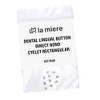LA MIERE 10Pc Dental Orthodontic Lingual Button Direct Bond Eyelet