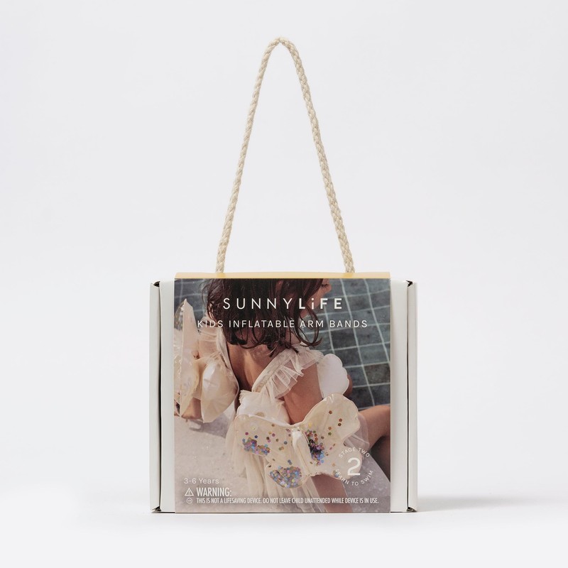 Sunnylife Kids Inflatable Arm Bands, Cotton Candy