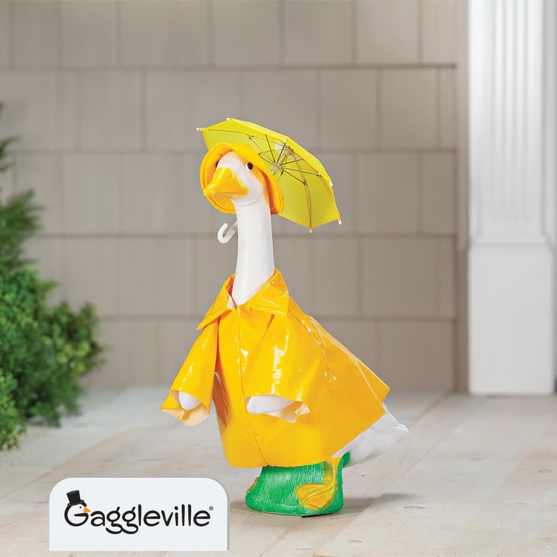 Fox Valley Traders Gaggleville Raincoat Goose Outfit, Fits Large 23"