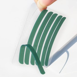 Lomansa Lash Lift Ribbon, Eyelash Lifting Accessories, Lash Lifting Tool, 3 Pairs Reusable Eyelash Lift Band for Salon and DIY (Green)