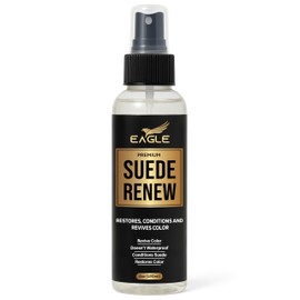 Eagle Brand Suede Renew & Conditioner Spray – 6oz for Softening, Cleaning, and Restoring Faded Suede – Enriches Color and Conditions Suede Shoes, Boots, and Accessories